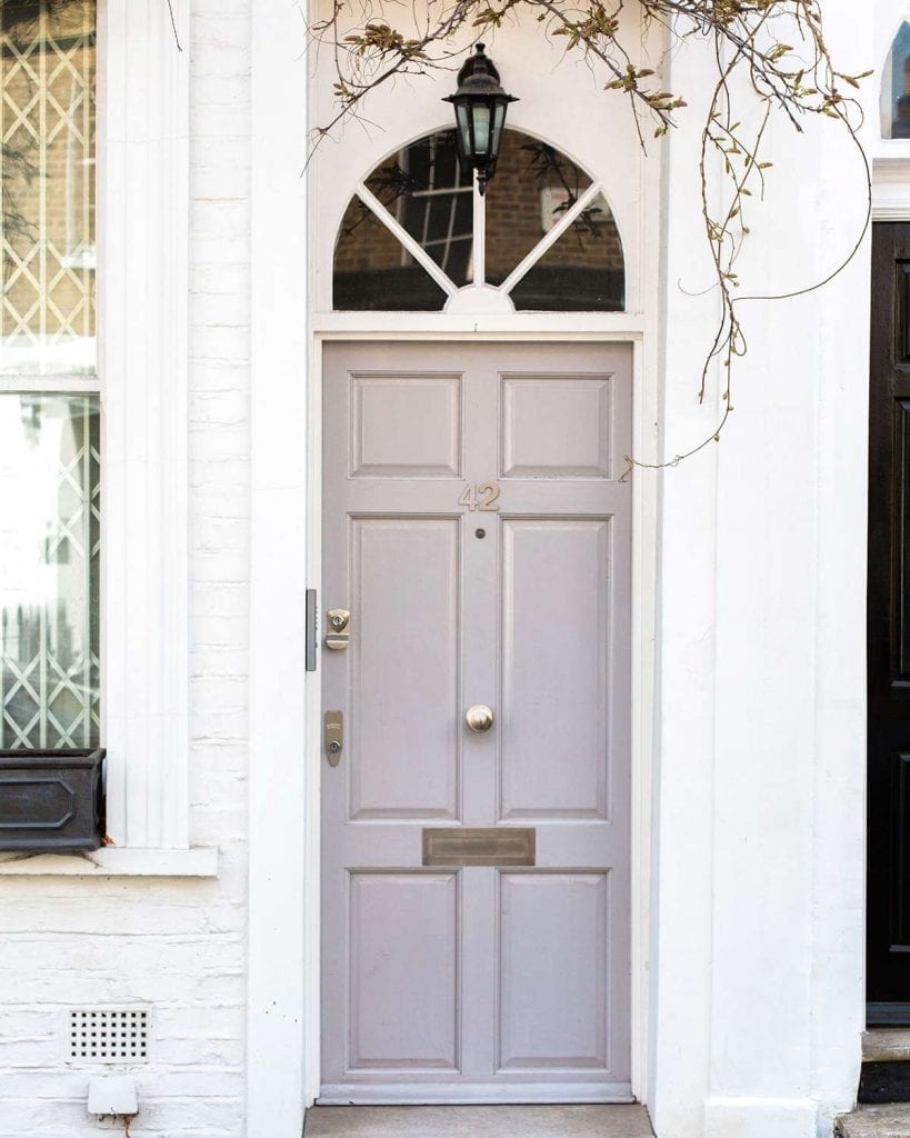 grey front door