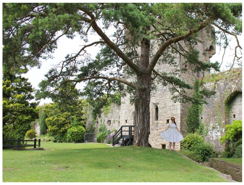 caldicot castle wales medieval summer