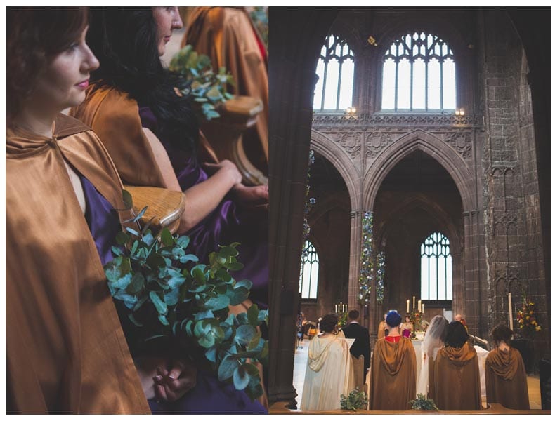 autumn bridesmaids