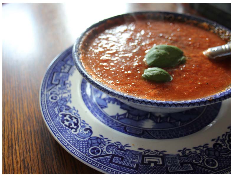 Organic tomato and basil soup- Vegan, GF