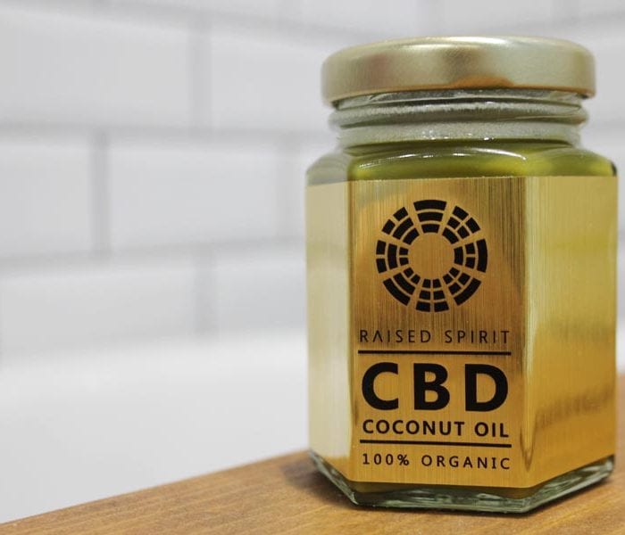 CBD Coconut Oil Organic Raised Spirt