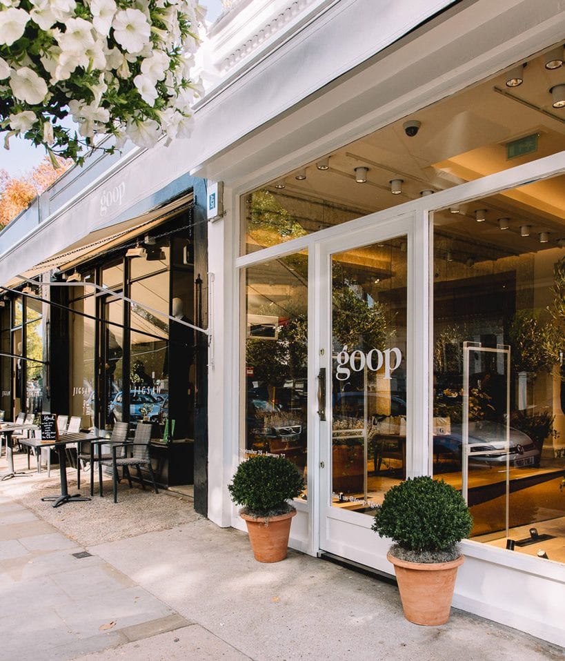 Gwyneth Paltrow Goop London Store