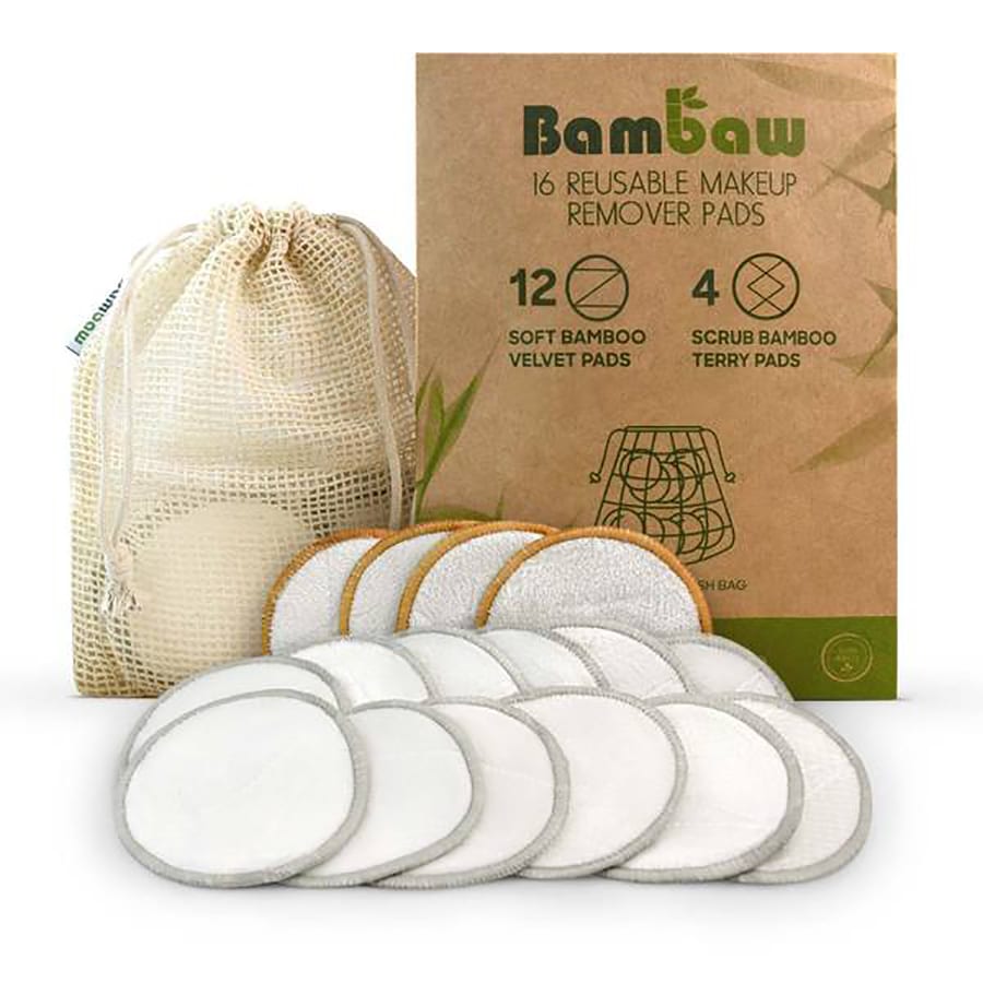 Bambaw Reusable Bamboo Makeup Remover Pads