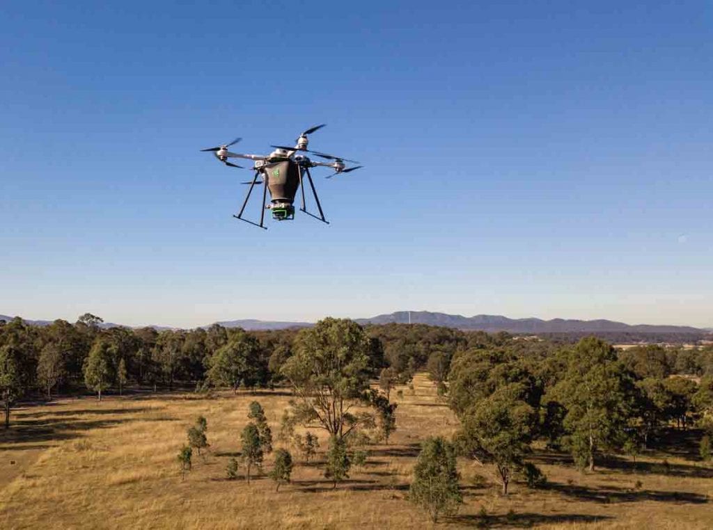  Biocarbon Engineering tree planting drone