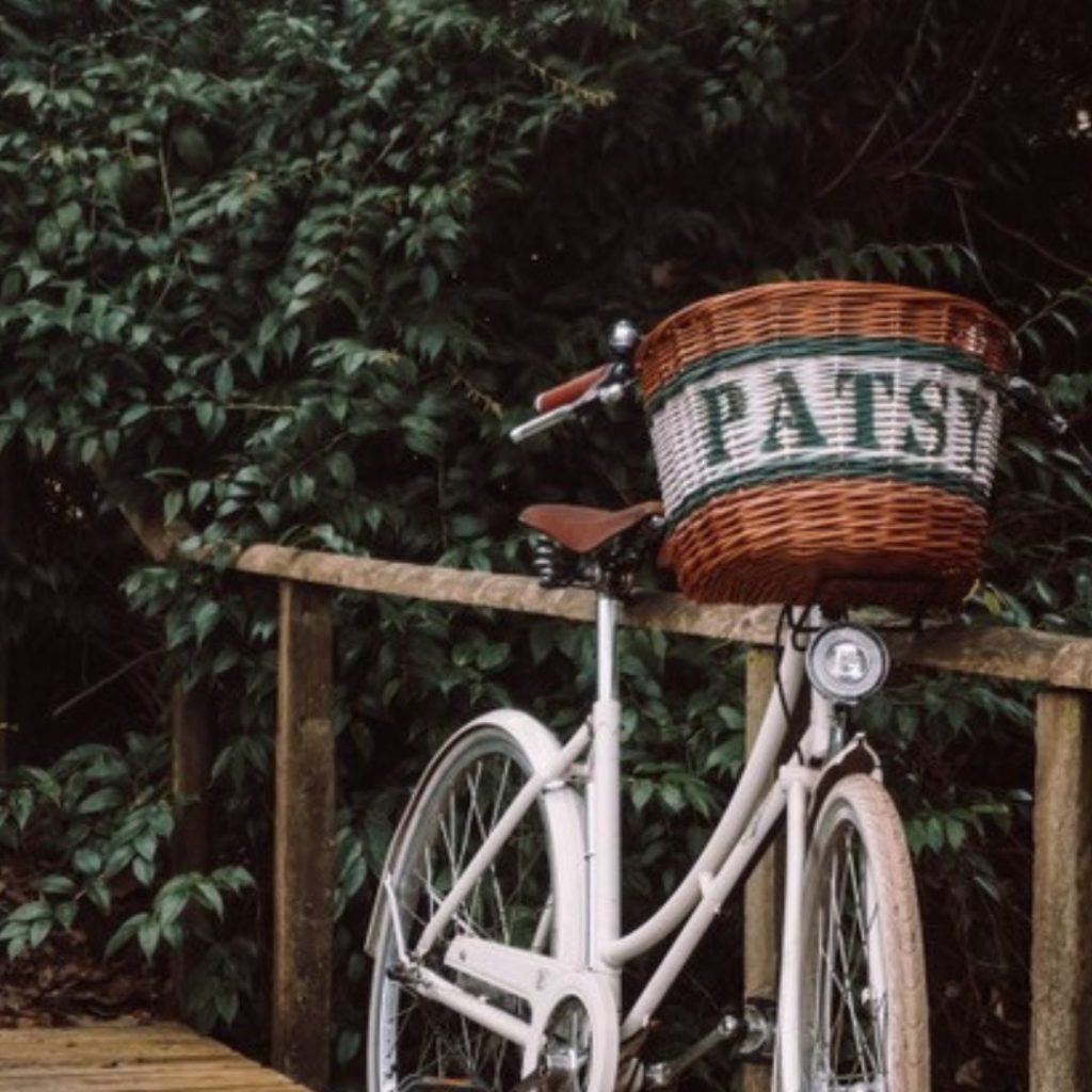 Gift Guide For Cyclists- Personalised Wicker Basket